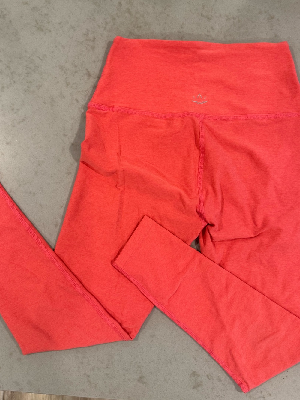 Beyond Yoga Coral High-Waist Active Leggings